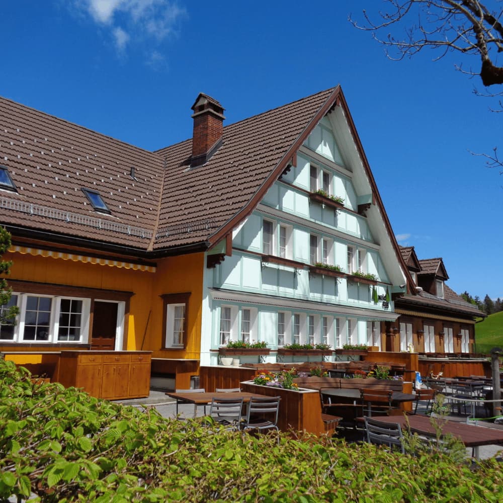 Schnuggebock Restaurant Waldegg Experience Appenzell